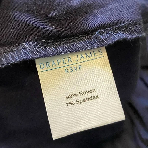 Draper James Navy Wrap Dress Size 2X - Picture 4 of 4